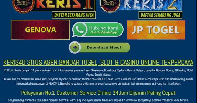 Tabel4D BANDAR TOGEL ONLINE KERIS4D