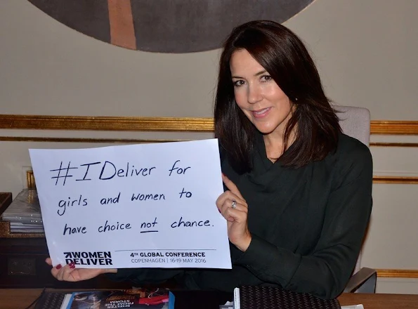 Princess Mary The Women Deliver 2016 Conference and gave the message #IDeliver