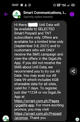 Smart Unli Data Select Users