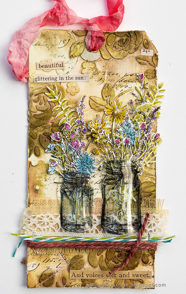 Tim Holtz Flower Jar  ̹ ˻