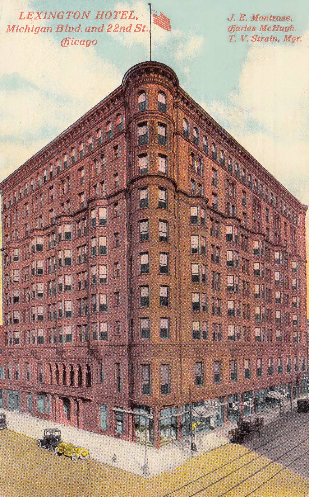 CHUCKMAN'S COLLECTION (CHICAGO POSTCARDS) VOLUME 08 POSTCARD CHICAGO LEXINGTON HOTEL