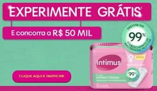 Cadastrar Promoção Intimus Experimente de Graça e Concorra 50 Mil Reais