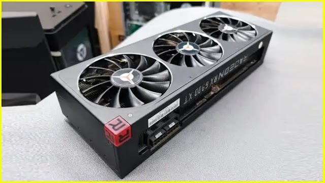 This is what the Lenovo Radeon RX 6900 XT Legion looks like, a kind of Radeon VII in black