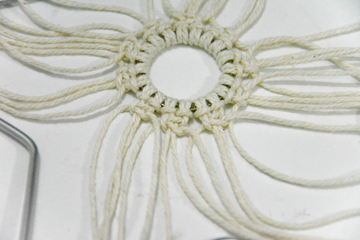 hacemos 10 nudos planos