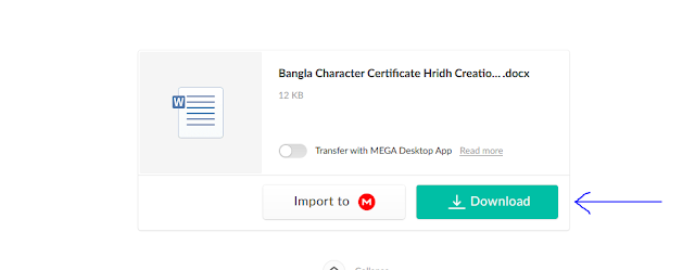 How To Write A Bangla Character Certificate - Bangla Character Certificate Free Download