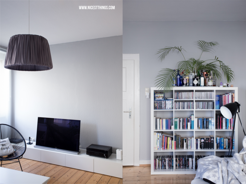 TV Bank weiss Wohnzimmer Lowboard