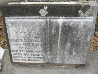 His grave in South Brisbane Cemetery Grave of CJ Jones in South Brisbane Cemetery (T Olivieri)