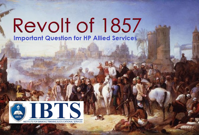 Revolt of 1857 Question for HP Allied Services