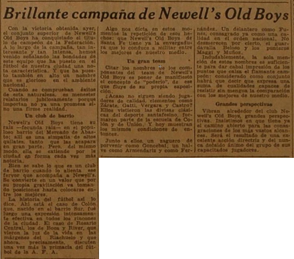 Historia del mas Popular Torneo Internacional Nocturno o Copa de Oro 1943.