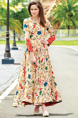  Tussar Silk Printed Designer Salwar