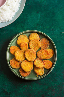 potato rava fry, potato semolina fry, batatachya kapa, vangi kaap, vangi kapa, batata phodi, vangi podi