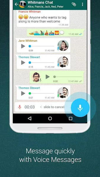 WhatsApp Messenger (MOD, Many Features)
