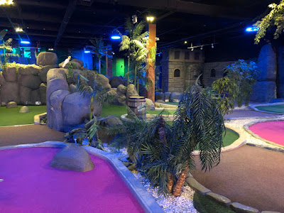 Jungle Rumble Adventure Golf at Cabot Circus in Bristol. Photo by Cat Patterson, February 2020