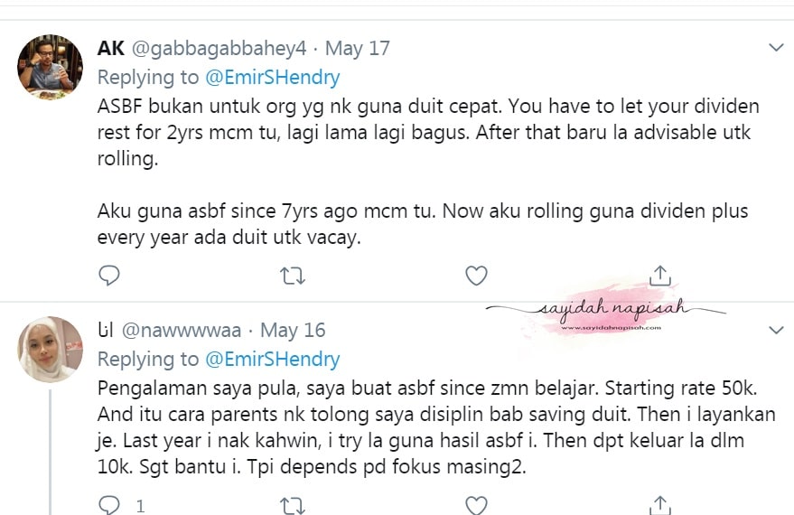 pengalaman asbf kebaikan dan keburukan asb loan