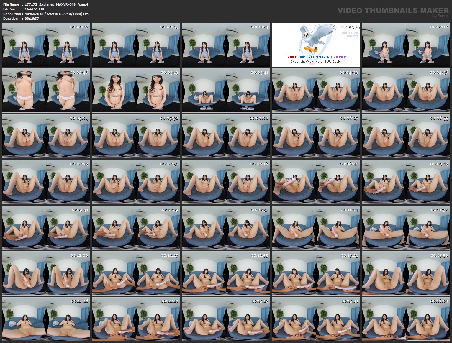 MAXVR-048 screens previewer