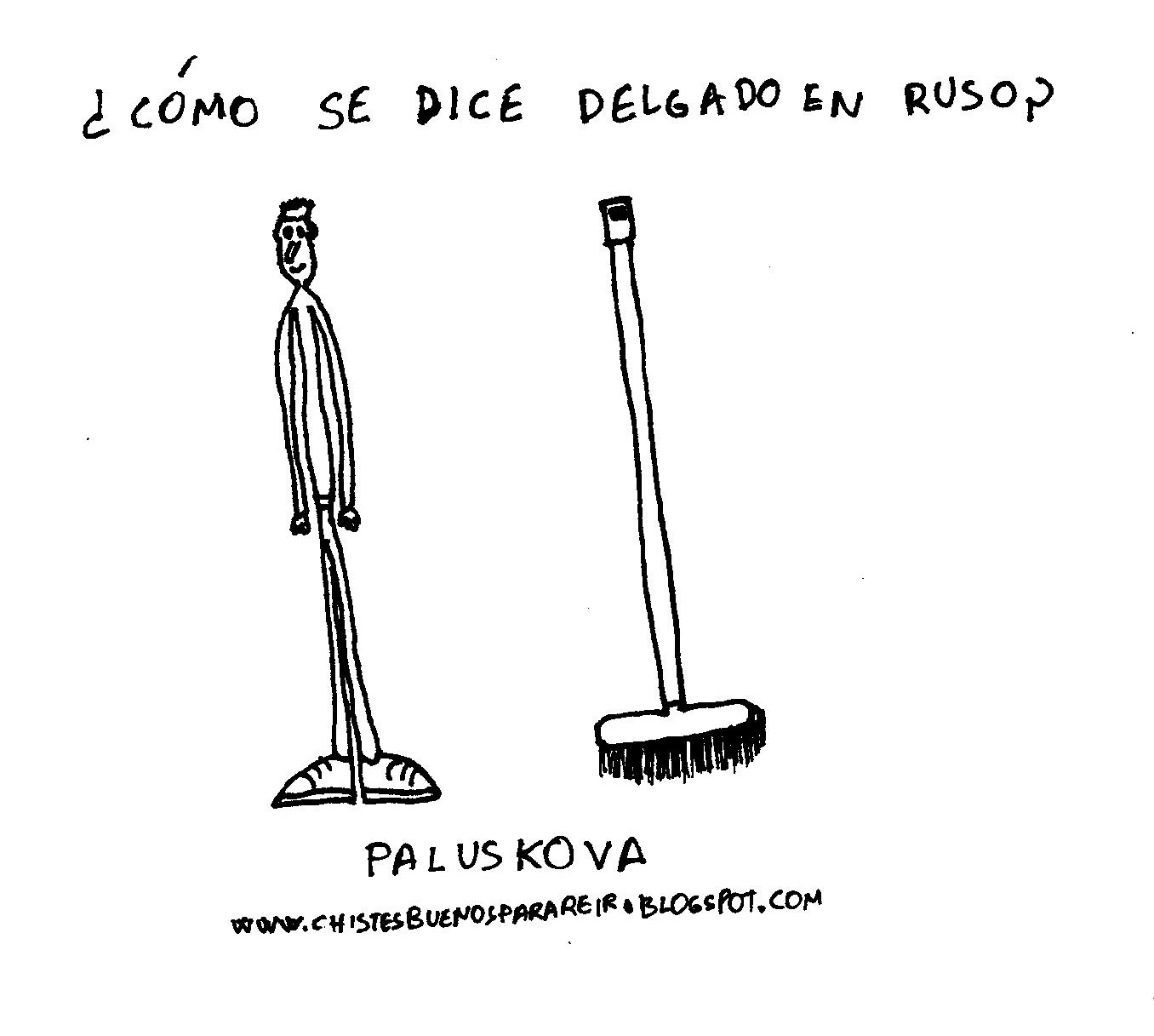 Los mejores chistes Chiste de cómo se dice delgado en ruso