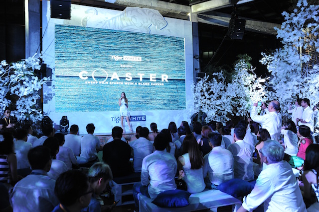 Emcee Nadia Heng welcomes guests to the exclusive screening of Coaster held at Glasshouse at Seputeh on Dec 19.