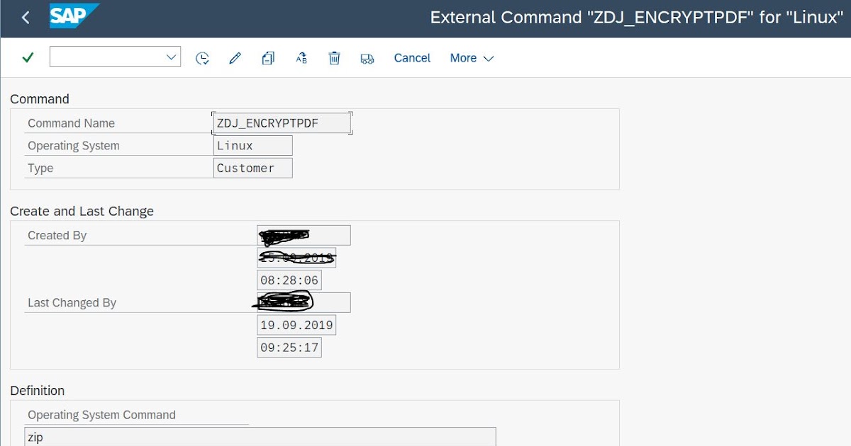 SAP ABAP Central Send password protected ZIP file (PDF file inside ZIP