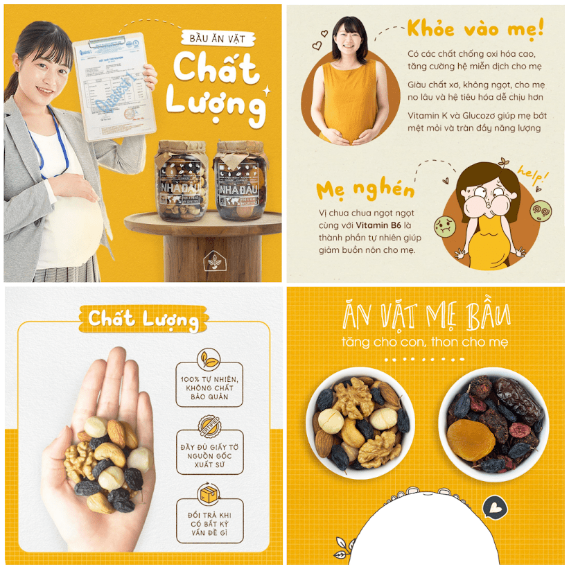 [A36] Gợi ý các cách bổ sung dinh dưỡng cho Mẹ Bầu tháng đầu