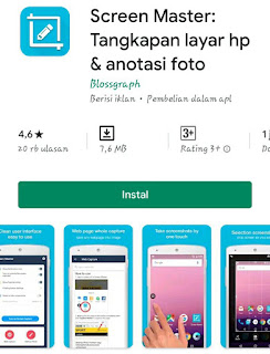 Aplikasi Screenshot Android Terbaik 2019