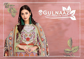 Gulnaaz vol 1 the Premium lawn Pakistani dress material catalog