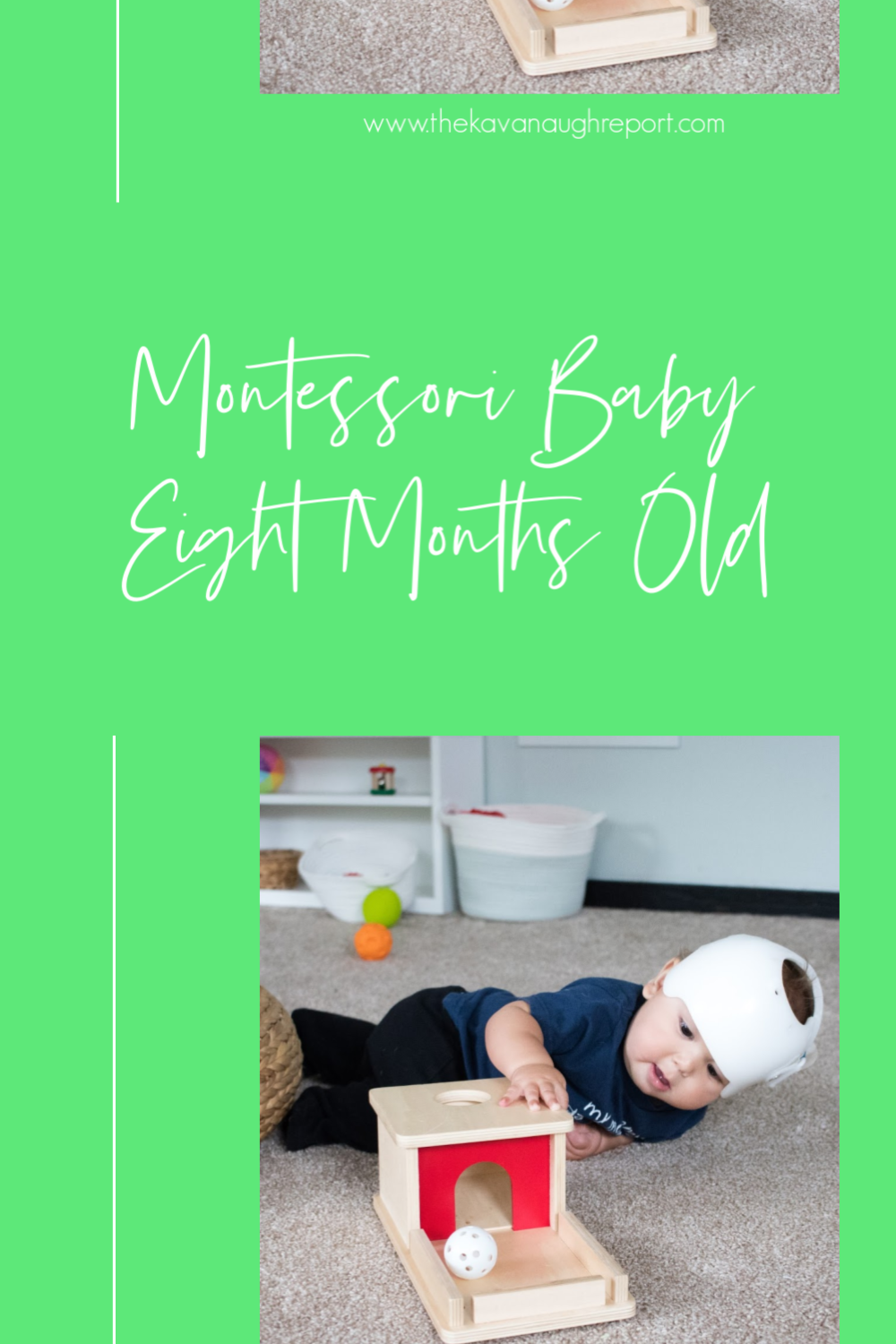 Using the Montessori method with your 8-month-old - articles and tips for using Montessori with your baby