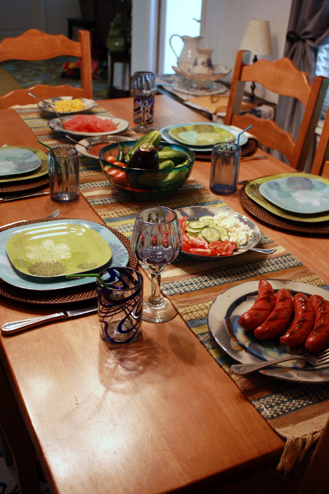 Life with the Mozas Picnic Style Dinner