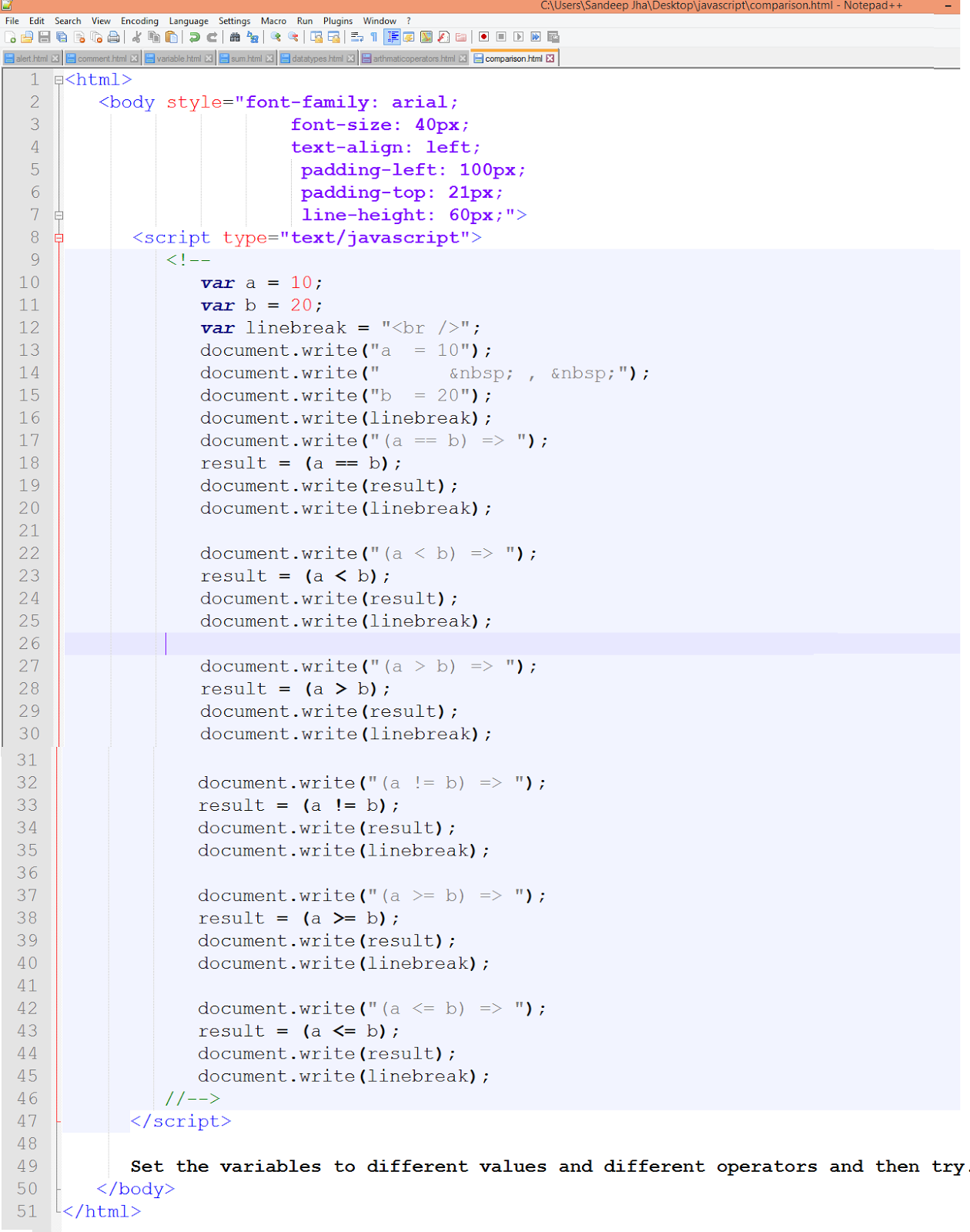 JavaScript Tutorial ~ Basic Knowledge of computer and its Application