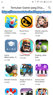 game clash royale di play store