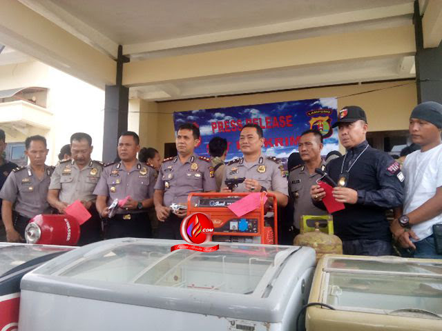 Dalam  Dua Pekan 33 Tersangka Kejahatan Dijaring Polisi Lampura