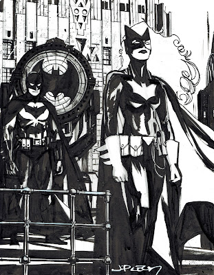 Batman & Batwoman by John Paul Leon