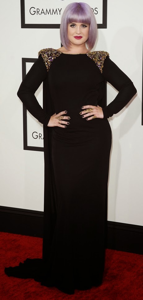 Grammys 2014 Kelly+Osbourne+in+Badgley+Mischka - Grammys 2014