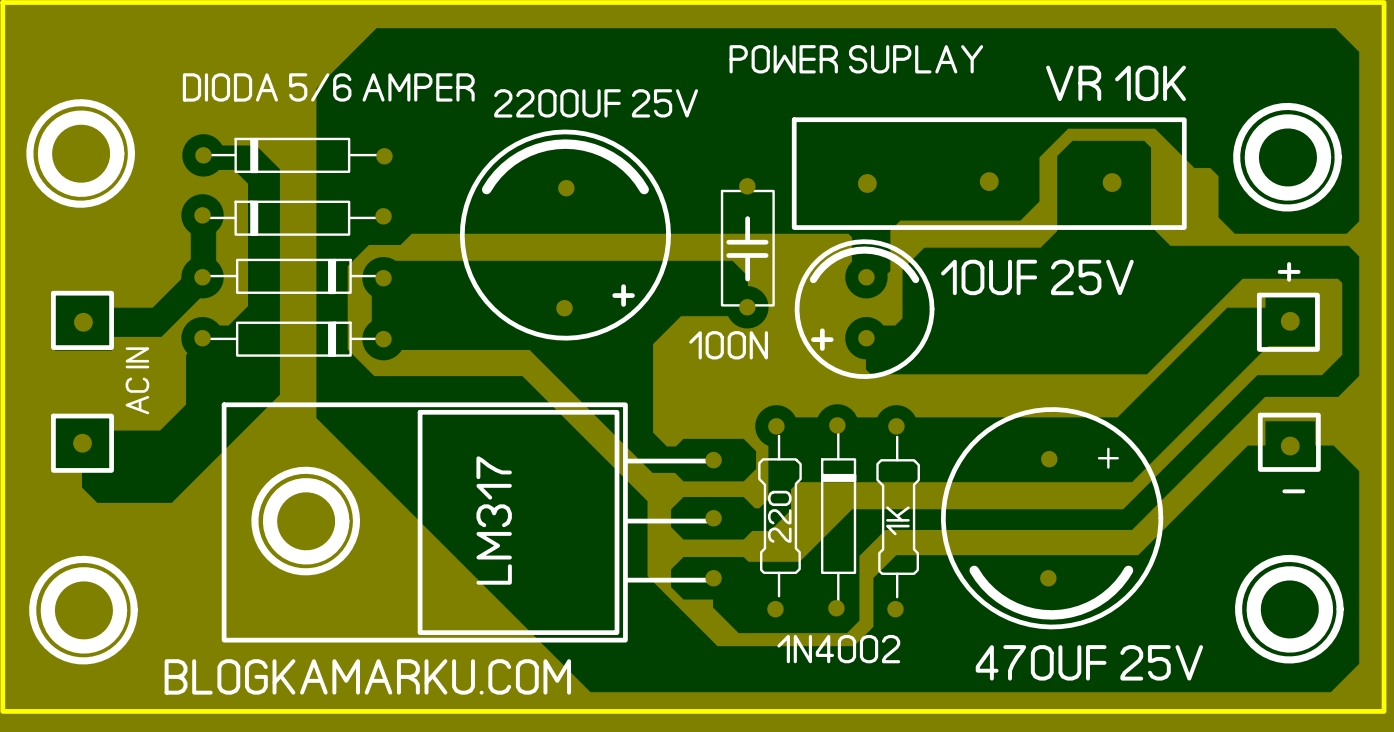 Rangkaian Power Supply 12 Volt 5 Ampere Sederhana Rangkaian Elektronik Teknologi Elektronik