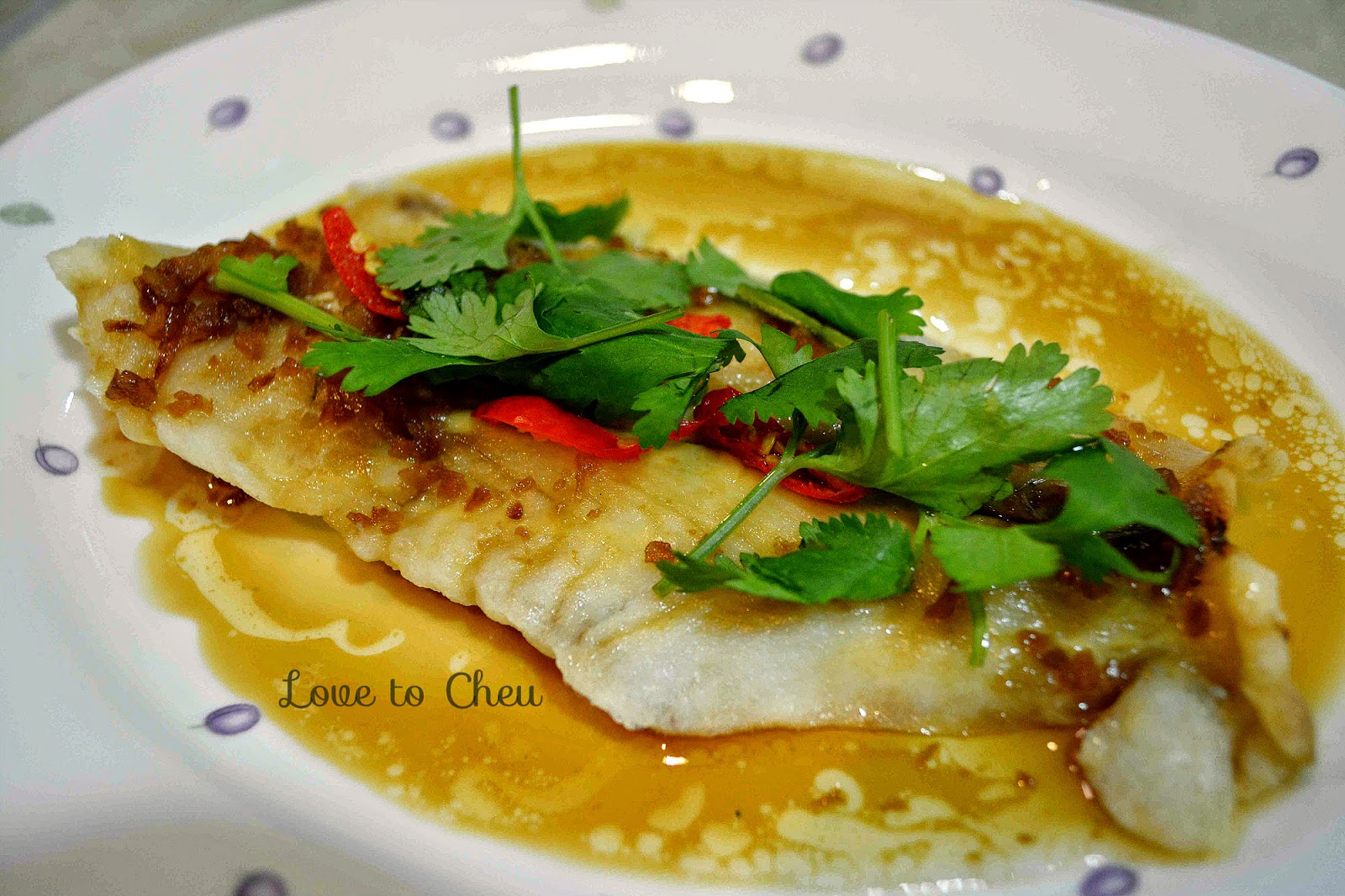 Love to Cheu: Steamed NZ Hoki Fillets