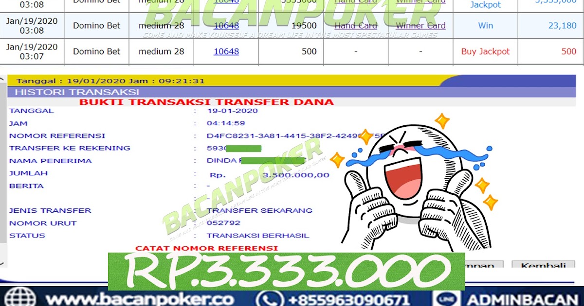 Jackpot Domino Bacan Poker BACANPOKER