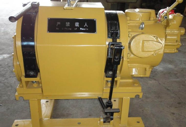 chinacoal Heavy Duty 10 Ton Pneumatic Air Winch with Air Cylinder Brake