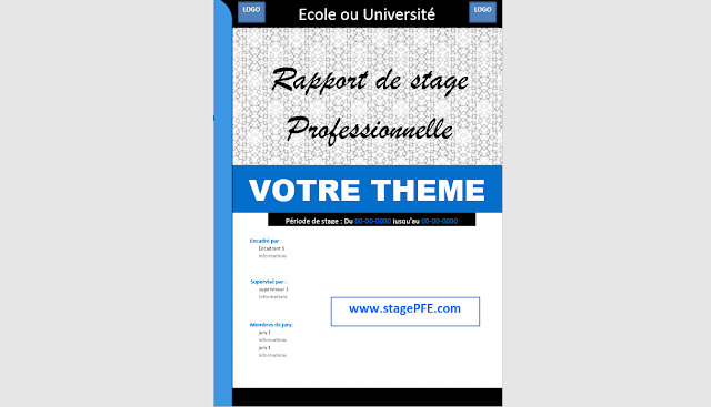 [WORD] Un exemple de page de garde pour votre rapport de stage