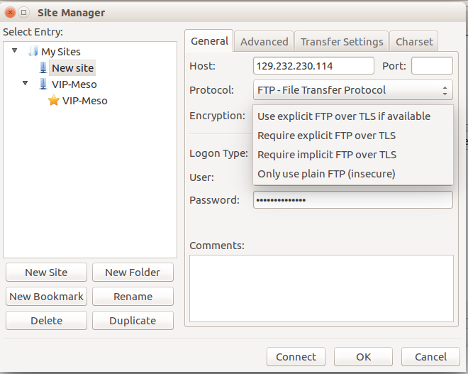 FTP TLS or SSL