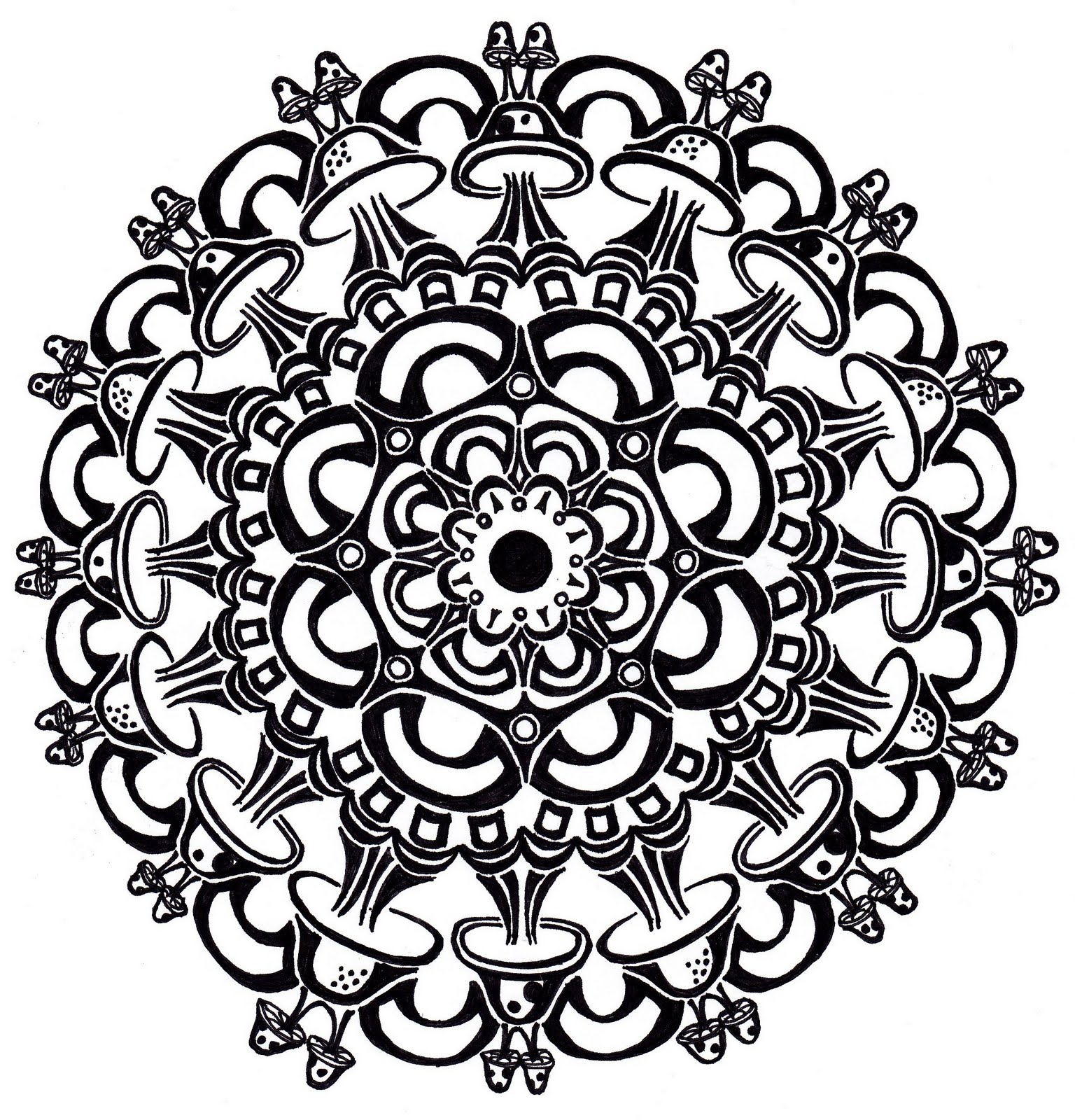 radial design coloring pages - photo #50