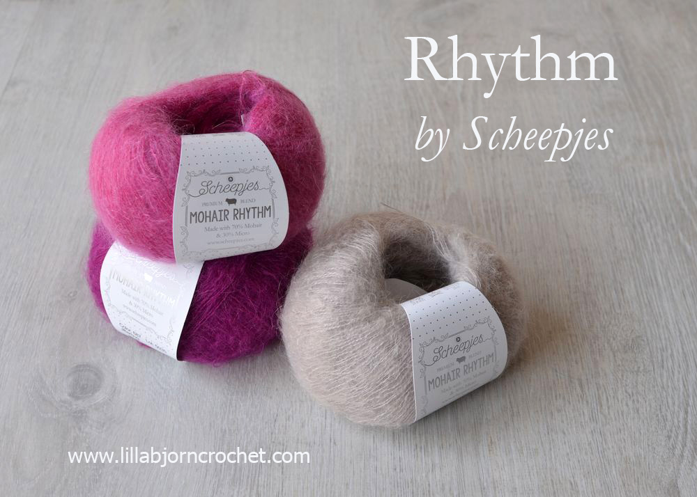 Rhythm Alpaca and Mohair yarn from Scheepjes - review by Lilla Bjorn Crochet