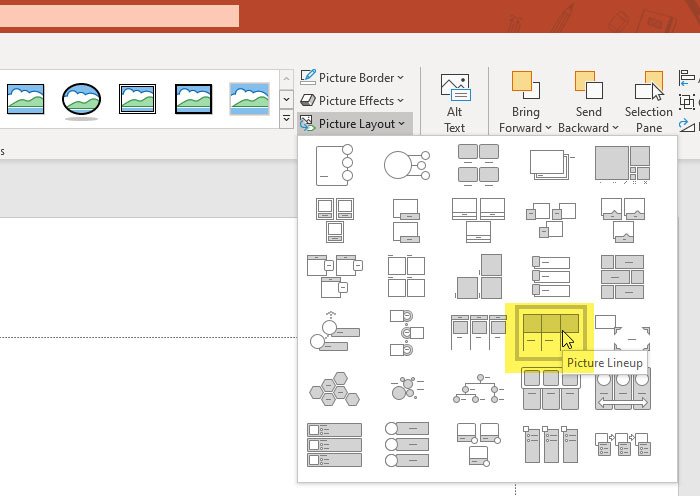 вставить фотоколлаж в PowerPoint