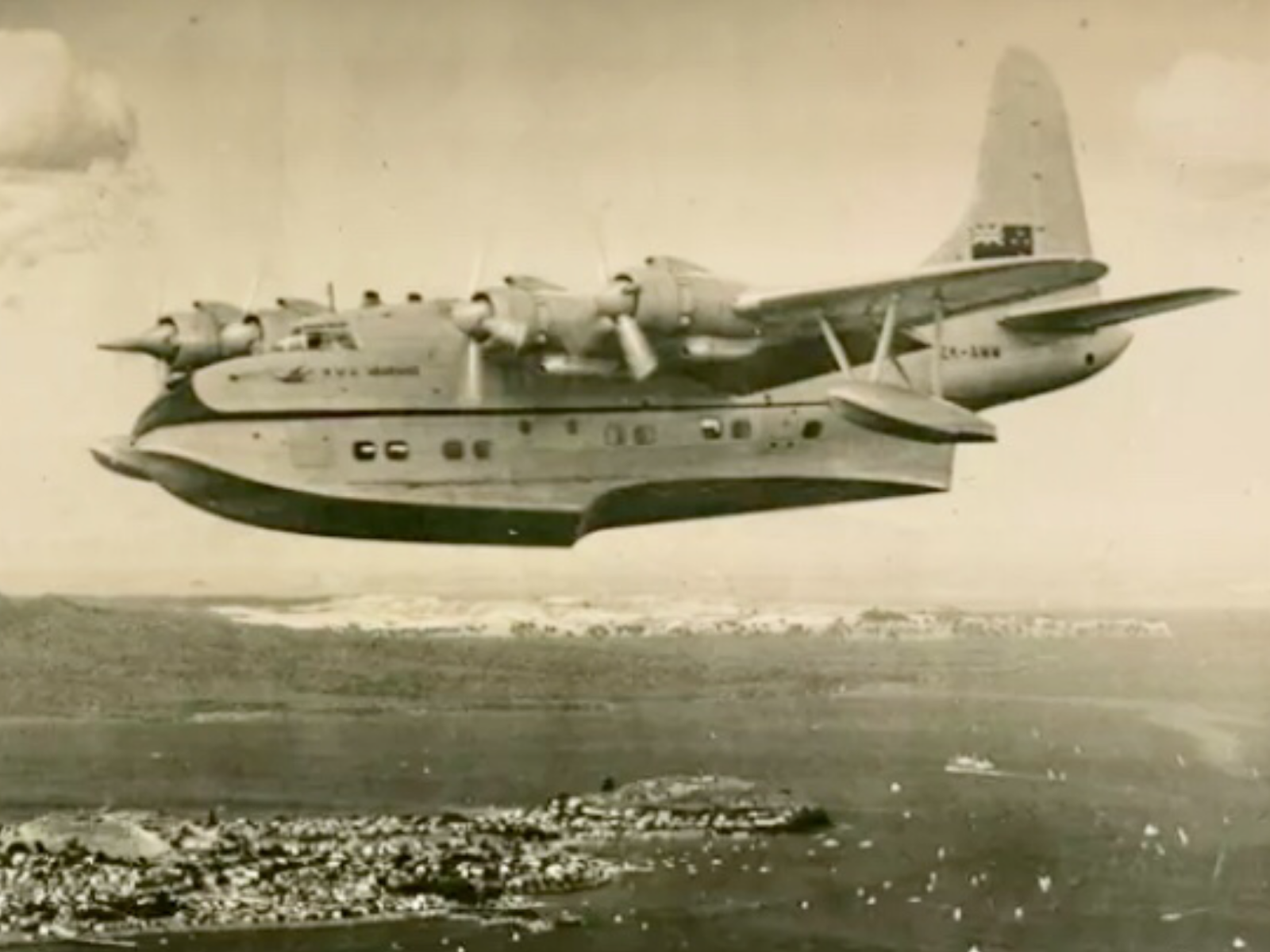 AIR NEW ZEALAND's FLIGHT ENGINEERS TEAL Flying Boats