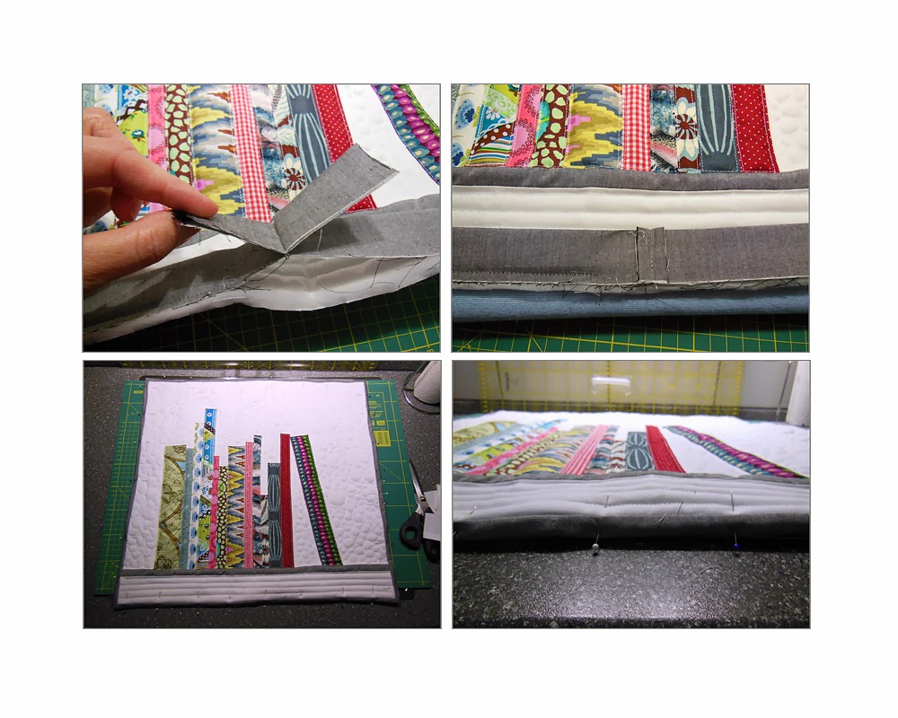 Die Bildersammlerin Mini Bookshelf Quilt.