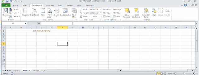 CARA MENAMPILKAN GARIS DI EXCEL CARA MENAMPILKAN GARIS DI EXCEL