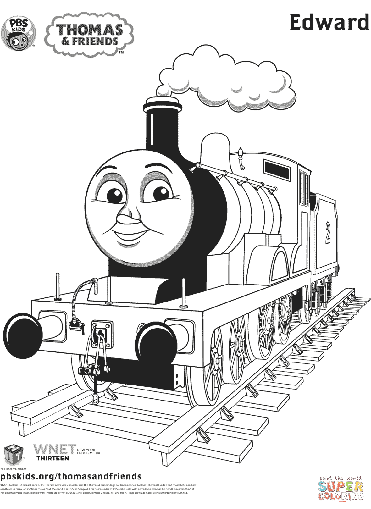 Thomas Coloring Page ~ Coloring Pages