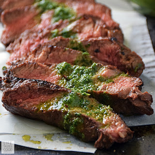 Pan-Seared Steak with Chimichurri | by Life Tastes Good