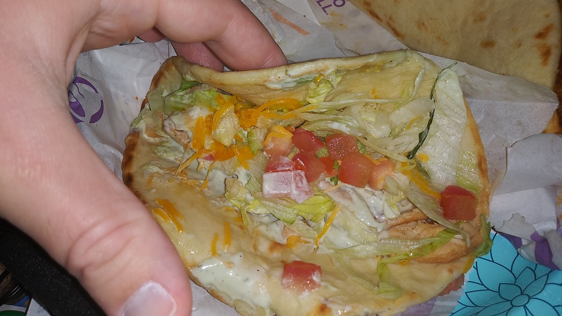 The Adventurous food guy Taco Bell Flatbread tacos