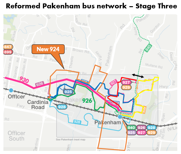 Bus 926 Route Map Melbourne On Transit: Un 110: Better Buses For Pakenham's North Side