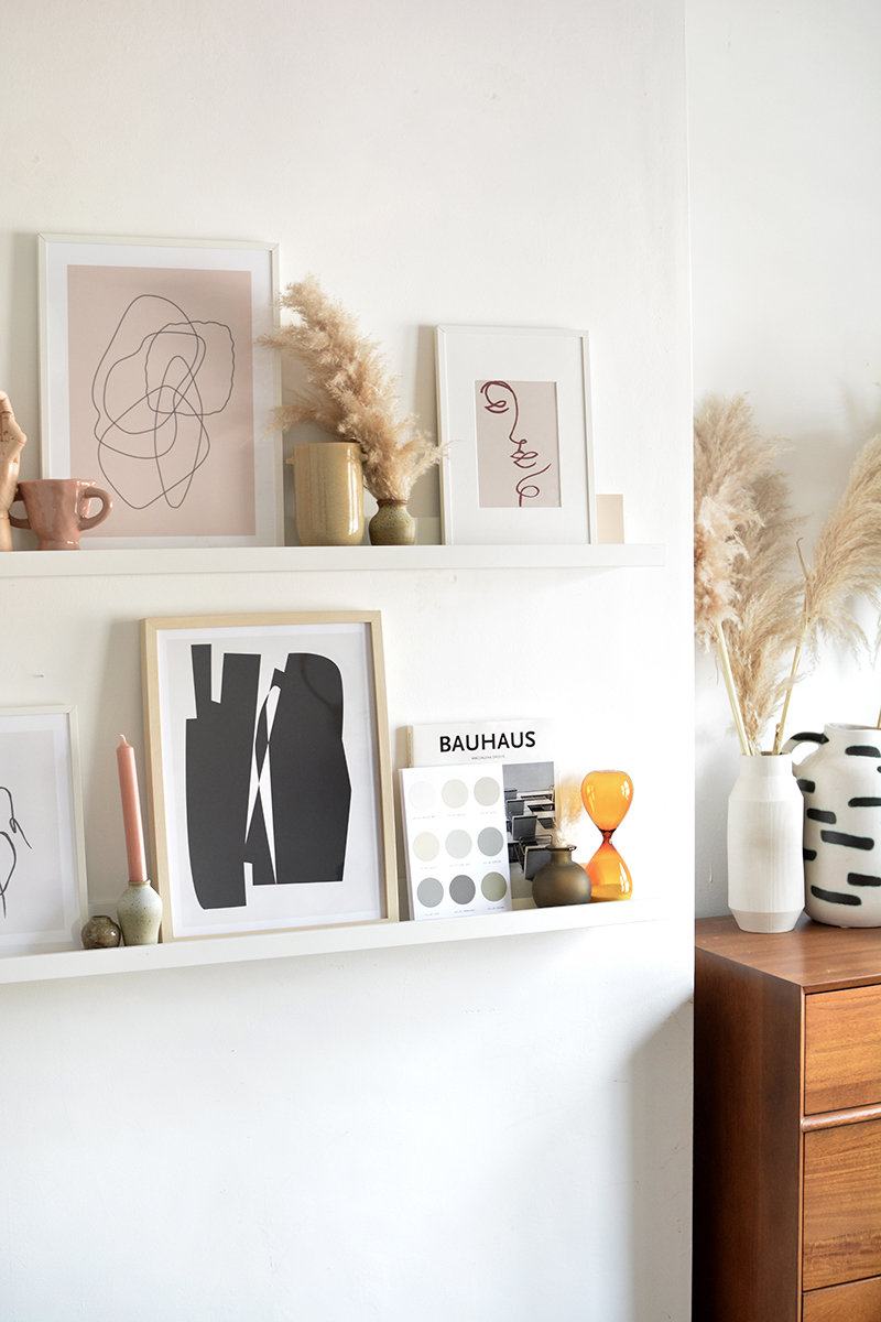 how to style your shelves