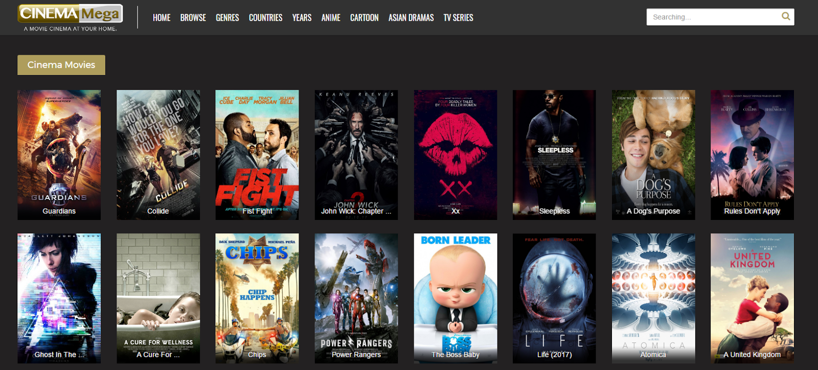 movies in websites